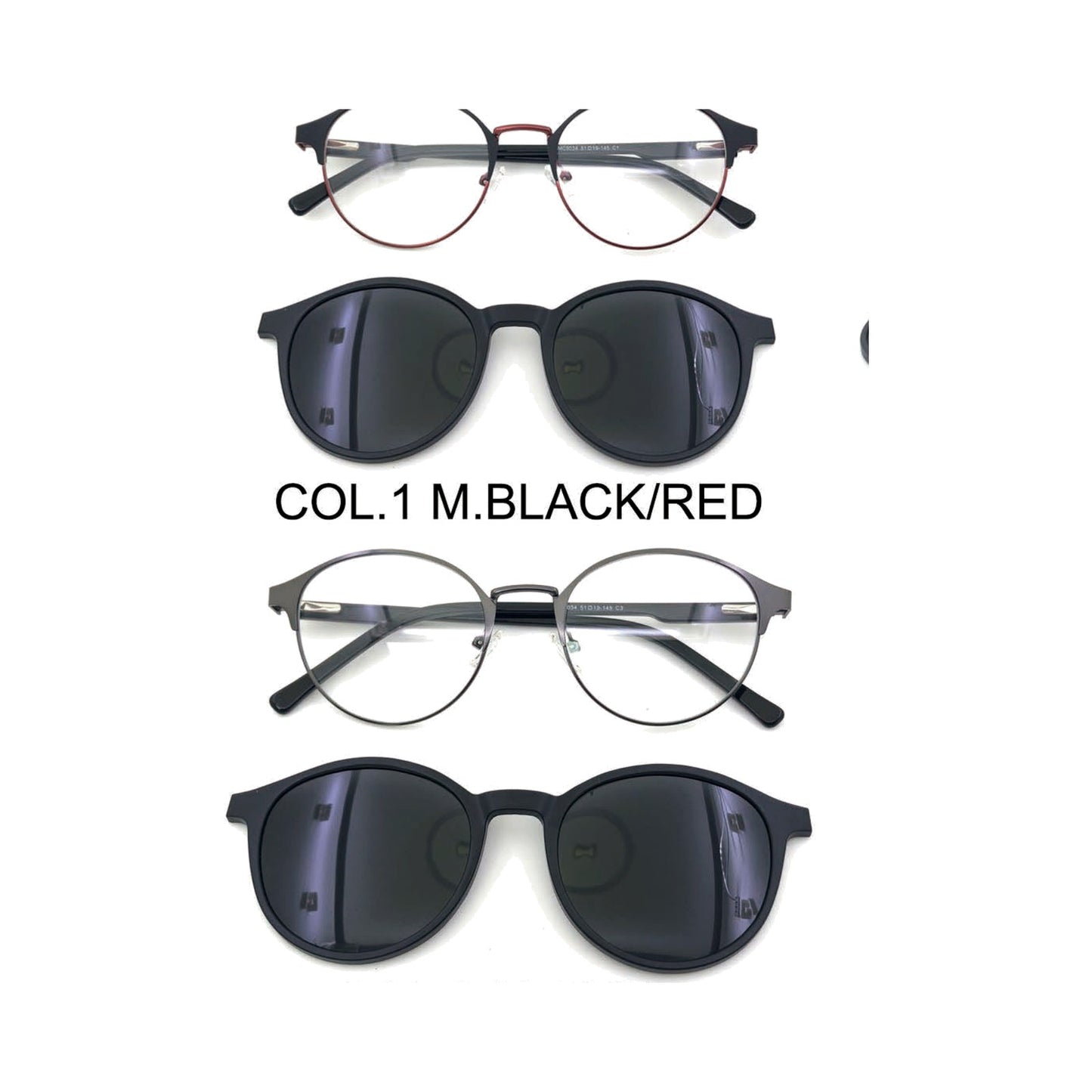 InStreet MC9034 C3 Klips Gözlük Çerçevesi